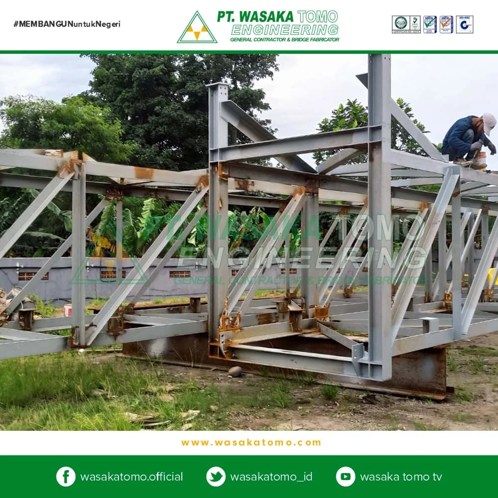 Proyek Struktur Conveyor - Rangka Jembatan - Wasaka Tomo Engineering