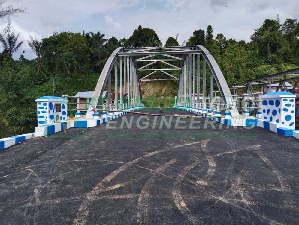 Proyek Jembatan Rangka Pelengkung 42 Meter - Rangka Jembatan - Wasaka Tomo Engineering