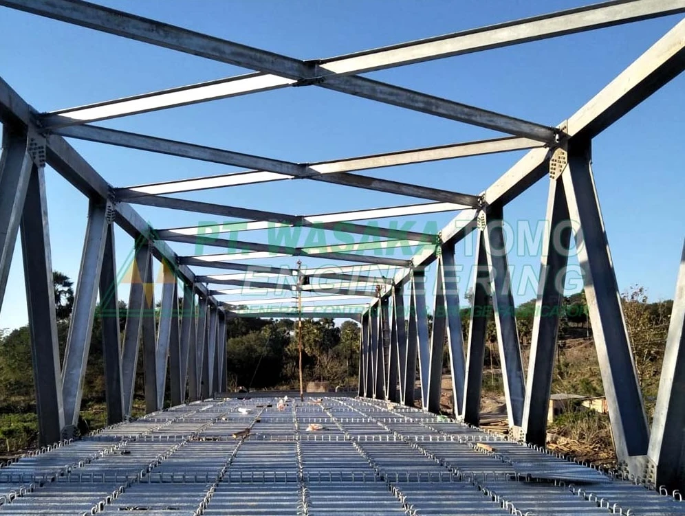 Proyek Jembatan Rangka Baja A45 dan A50 - Rangka Jembatan - Wasaka Tomo Engineering