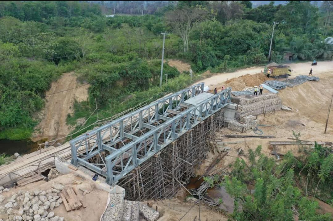 Proyek Jembatan Bailey DSR 21 - Rangka Jembatan - Wasaka Tomo Engineering