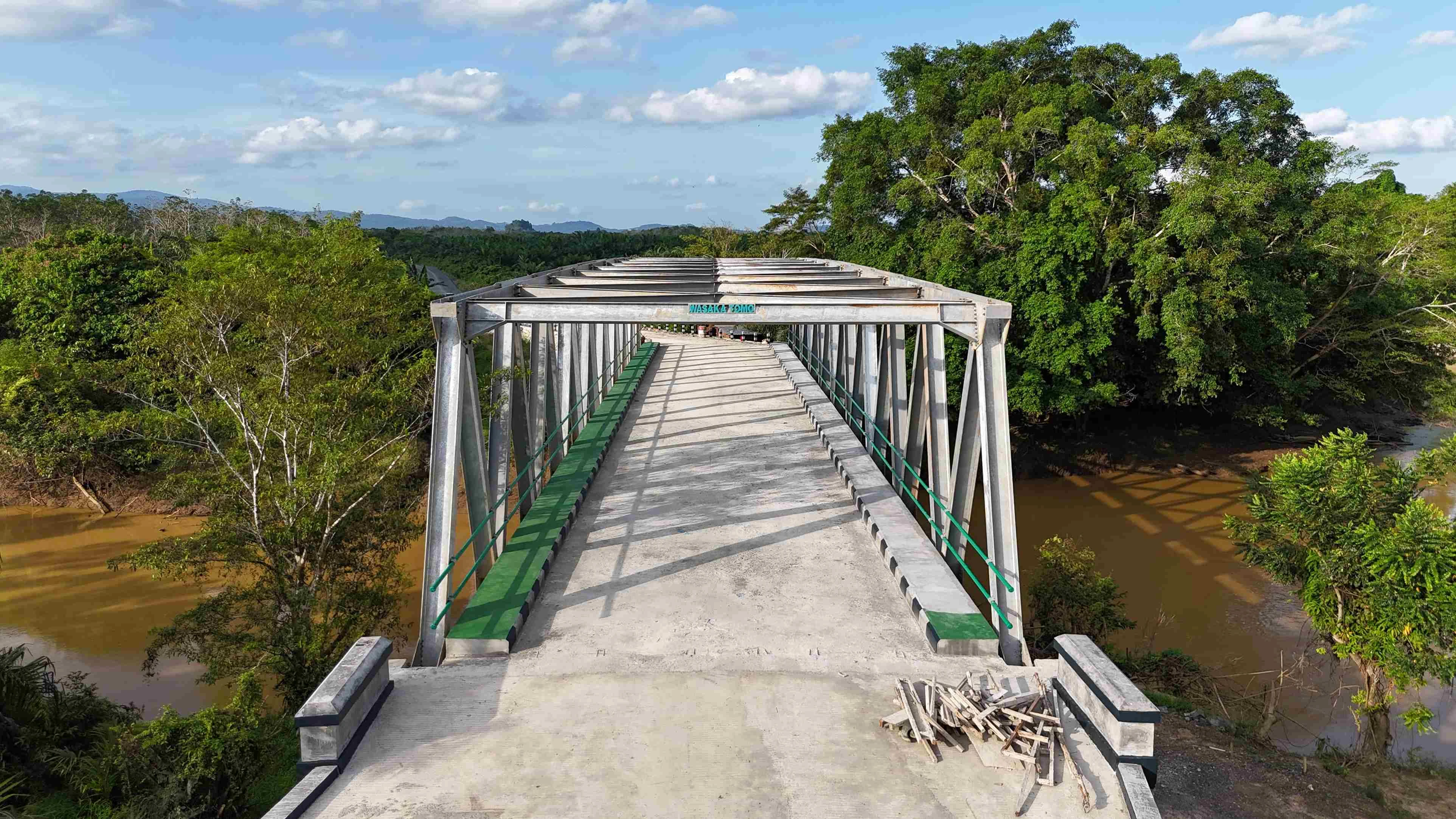 Proyek  Jembatan Rangka Waren B60 - Rangka Jembatan - Wasaka Tomo Engineering